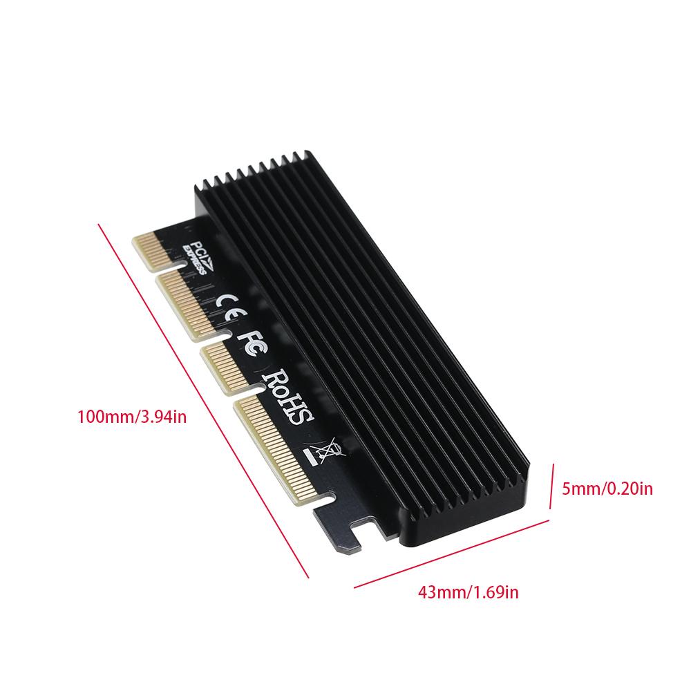 Hỗ trợ thẻ điều hợp thẻ mở rộng 2230 2242 2260 2280 PCIE NVME m.2 SSD sang PCIE 4X 8X 16X