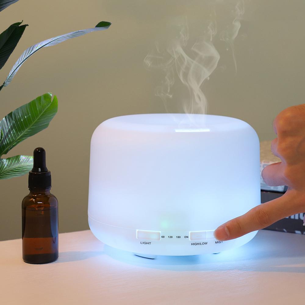 500Ml Siêu Âm Hương Thơm Khuếch Tán Hương Thơm Tinh Dầu Phun Sương Tạo Ẩm Không Khí Và Hương Liệu Cho Nhà Làm Thơm Phun Sương Tạo