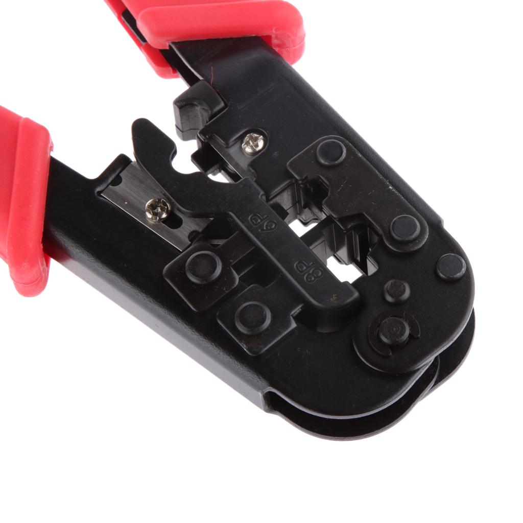 2x Network Ethernet LAN Phone Crimper Crimp Pliers Tool CAT5e/6 RJ45/12
