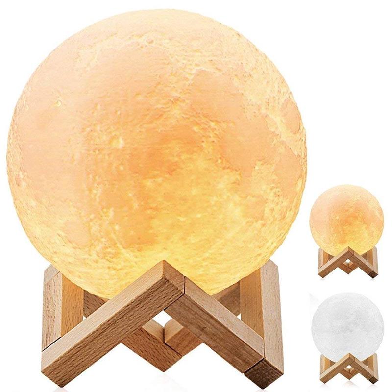 Đèn Ngủ Hình Mặt Trăng 3d