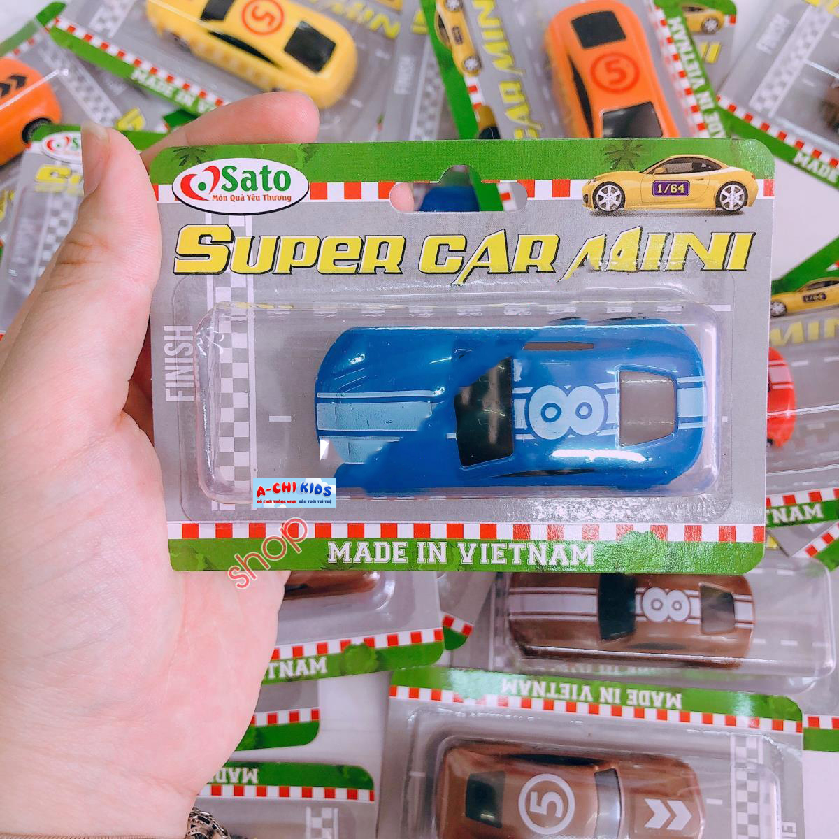 Đồ Chơi Ô Tô Siêu Xe Bão Tố Super Car Mini Nhiều Màu Sắc Cho Bé Vui Chơi