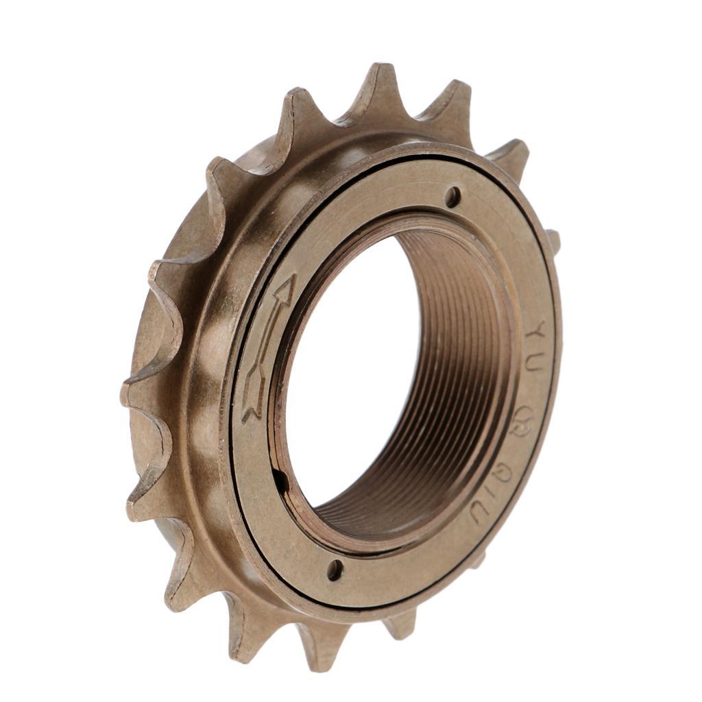 2x 16T Teeth 34MM Single Speed Freewheel Flywheel Sprocket Bike Gear