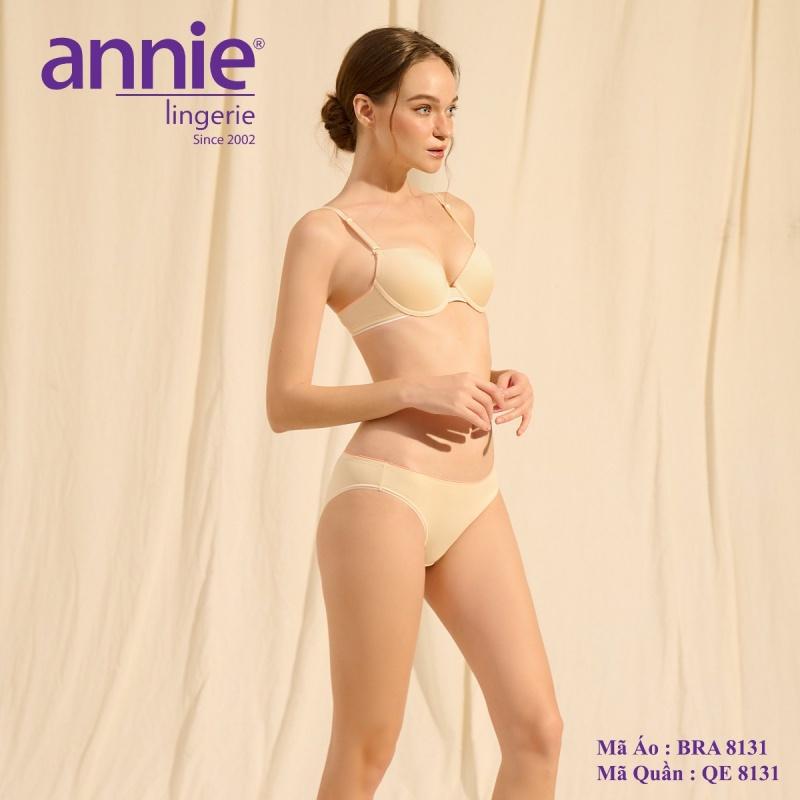 Bộ đồ lót Nữ Annie 8131 Đồng Bộ Đúc Mỏng Mềm Mại Giúp Hỗ Trợ Và Định Hình Vòng 3 Hiệu Quả