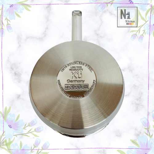 Nồi Quánh 16*8.5cm(1.5L) Inox 304 KUCHEN ĐỨC- KU 279142/1 -  Hàng Chính Hãng