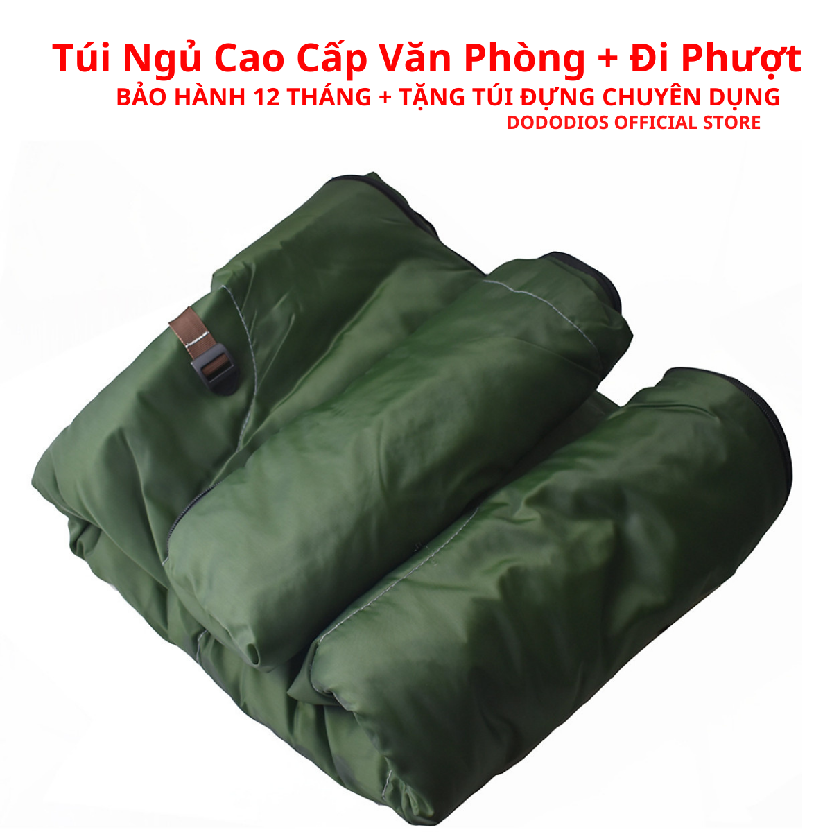 Túi Ngủ Cao Cấp Văn Phòng + Đi Phượt (Hàng Xuất Khẩu) - Túi Ngủ Dã Ngoại, Túi Ngủ Du Lịch - Chính hãng dododios