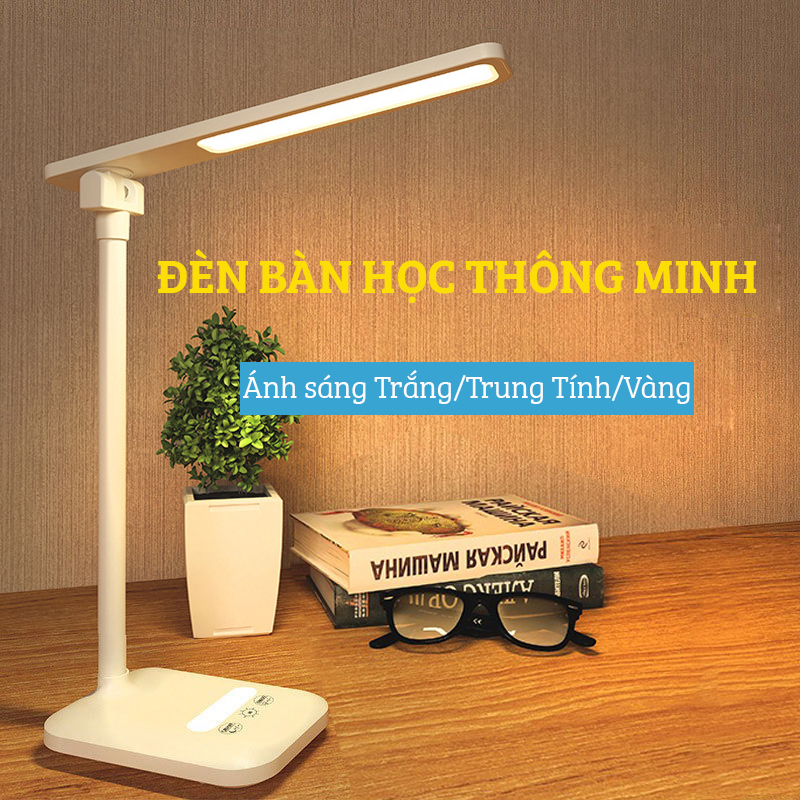 Đèn Bàn Học, Đèn Đọc Sách Làm Việc Dành Cho Học Sinh, Sinh Viên FEIDASH TD616 - Bảo Vệ Đôi Mắt, Giảm Đau Mỏi Và Chống Cận Thị - 3 Chế Độ Ánh Sáng Tự Nhiên, Dịu Nhẹ - Khớp Nối Linh Hoạt Xoay 180 Độ - Hàng Chính Hãng