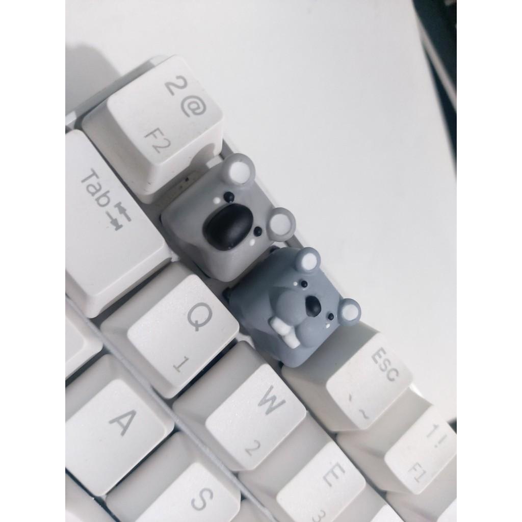 Keycap, nút bàn phím cơ hình gấu kuala, chuột