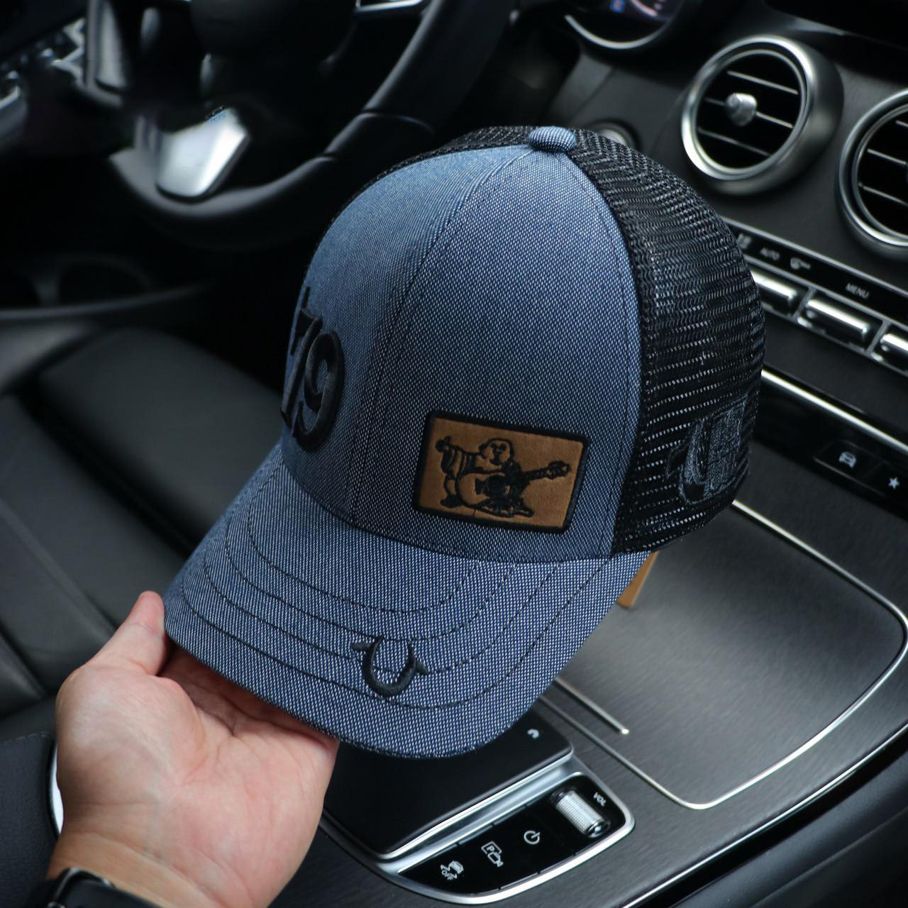 Nón kết, mũ lưỡi trai Ông Địa 79 vải kaki phối lưới form đẹp thời trang đường phố