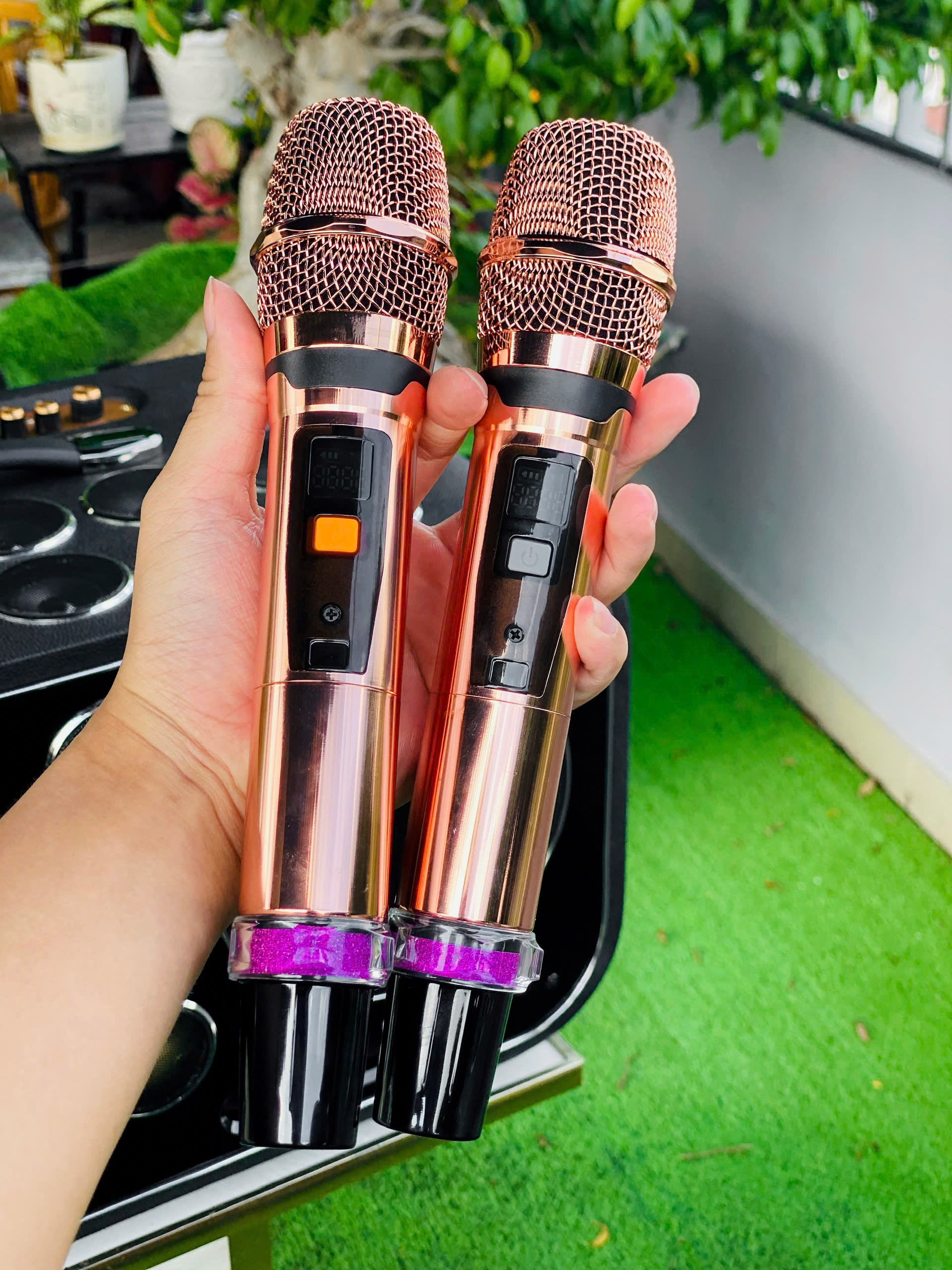 Loa Xách Tay Nghe Nhạc karaoke DVD 179 PRO Công Suất 600W, 24 đường tiếng, Bass đôi 25cm, kèm micro không dây Cao Cấp Hàng Nhập Khẩu