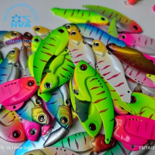 MỒI CÁ SẮT ORICHI 10G-15G và BKK MẪU NƯỚC SƠN TỐT là mồi chìm câu được rất nhiều loại cá như cá lóc , cá chẽm
