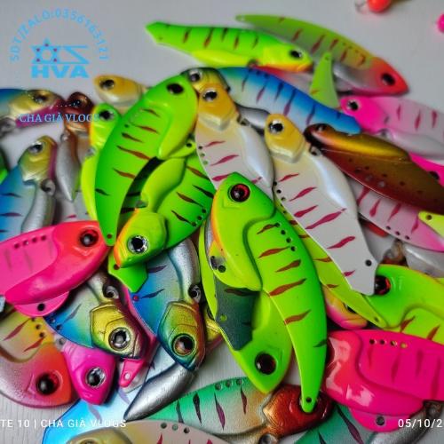 MỒI CÁ SẮT FISHEN-ORICHI-CICADA 10G MẪU NƯỚC SƠN TỐT FULL LƯỠI BKK CHUYÊN LURE LÓC RÔ PHI