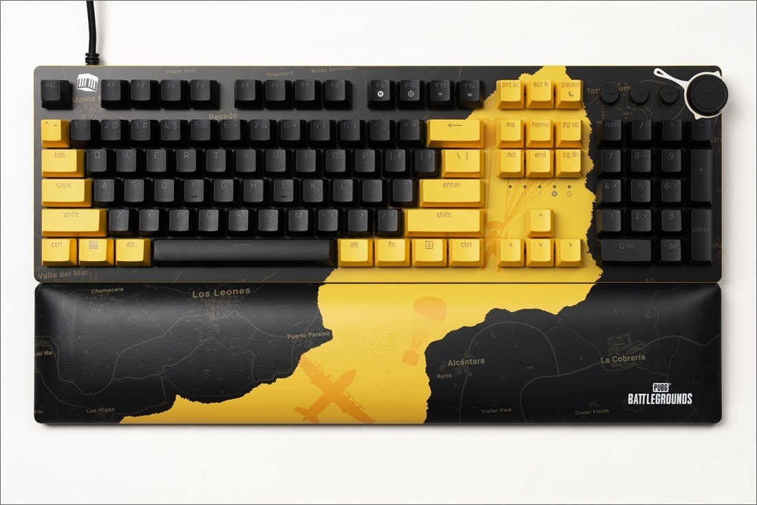 Bàn phím có dây Razer Huntsman V2-Optical Gaming Keyboard-PUBG: Battlegrounds Edition _Mới, hàng chính hãng
