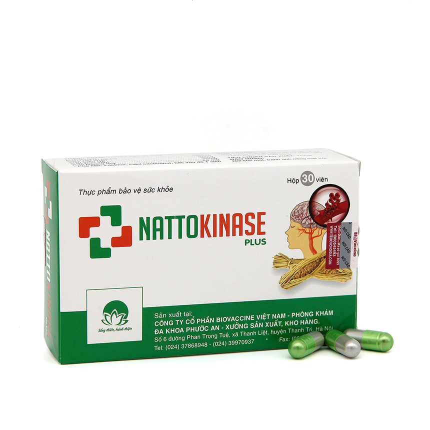 Thực Phẩm Chức Năng Phòng ngừa đột quỵ và tai biến mạch máu não Nattokinase Plus