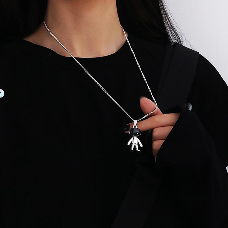 Dây chuyền vòng cổ phi hành gia độc đáo hot trend unisex