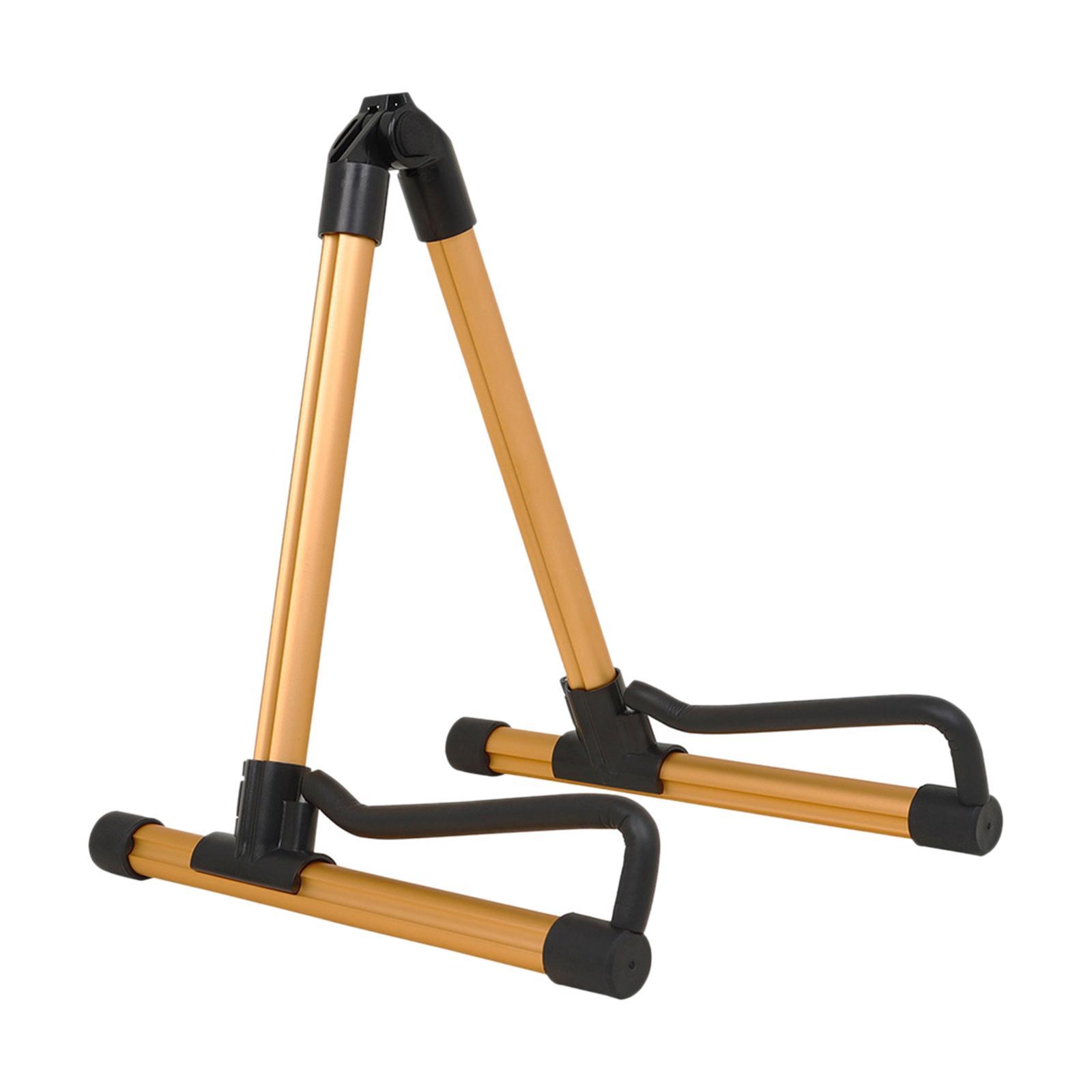 Aluminum alloy guitar floor stand holder Golden