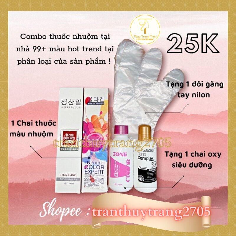 Thuốc Nhuộm Tóc Màu NÂU HẠT DẺ Không Tẩy