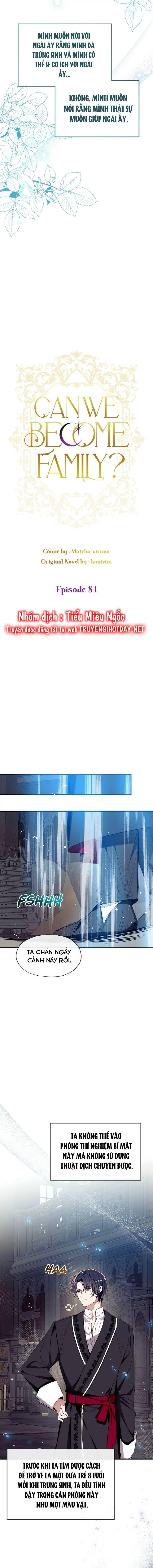 chúng ta có thể trở thành gia đình được không? chapter 81 4