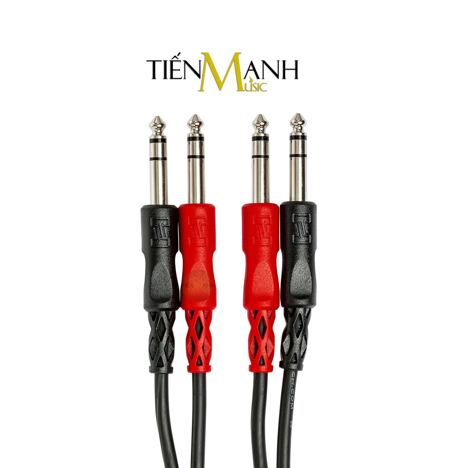 Cặp Dây Cáp Loa Kiểm Âm Hosa 2 Đầu 6ly Stereo TRS CSS-201, CSS-202, CSS-203 Balanced 1/4 in CSS201, CSS202, CSS203 Studio Monitor Cable Hàng Chính Hãng - Kèm Móng Gẩy DreamMaker