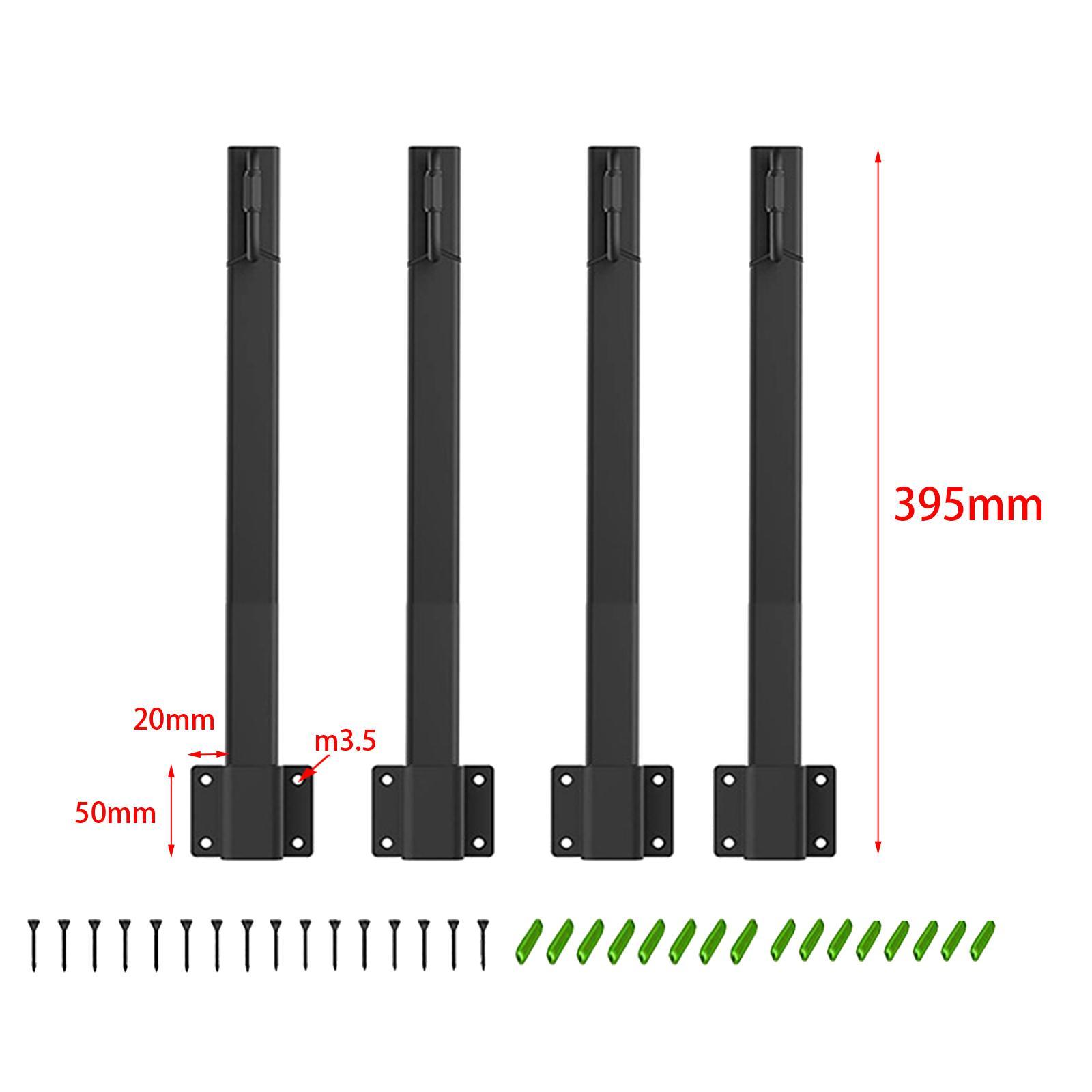 4Pcs Patio Lighting Stand String  Metal Poles for Wedding Garden