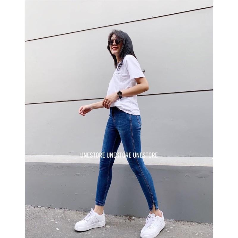 QUẦN SKINNY 9 TẤC XẺ LAI ĐỦ BA MAU