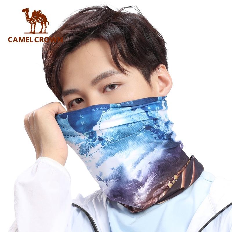 CAMEL CROWN Khăn Choàng Cổ Thần Kỳ Chống Tia Uv Bảo Vệ Mặt Và Cổ Cho Nam Nữ Khi Hoạt Động Thể Thao Ngoài Trời