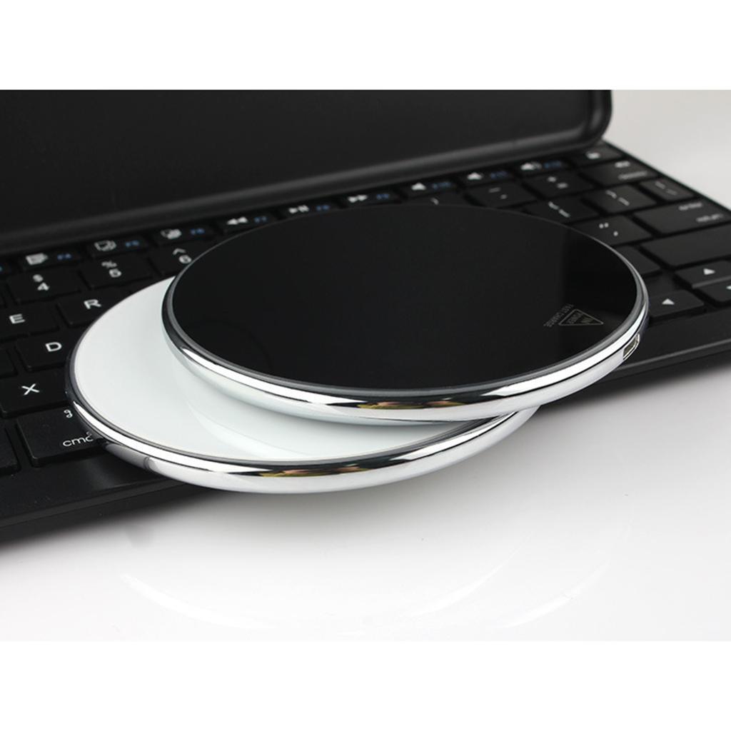 Wireless Charger, Qi Certified Wireless Fast Charger Charging Pad with LED Indicator Light for Samsung Galaxy S9/S9+/S8/S8+/S7/S7 Edge/Note 8,iPhone X, iPhone 8/8Plus and QI-enabled Device