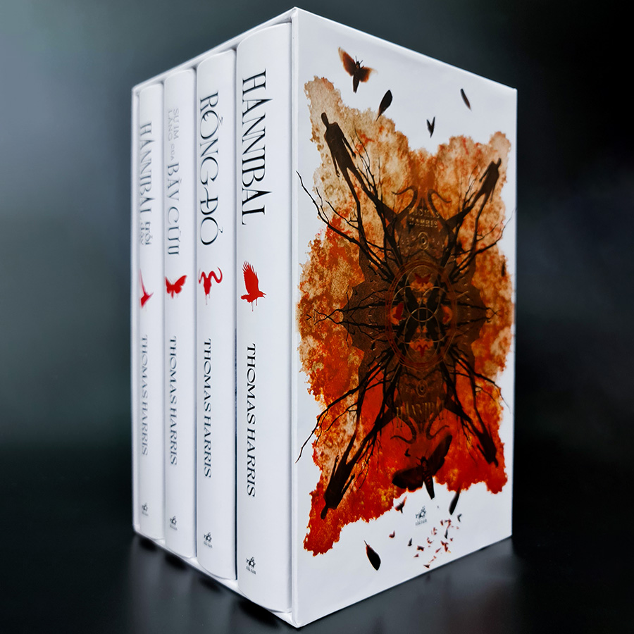 Boxset Thomas Harris – Rồng Đỏ, Sự Im Lặng Của Bầy Cừu, Hannibal, Hannibal Trỗi Dậy (Trọn Bộ 4 Cuốn)