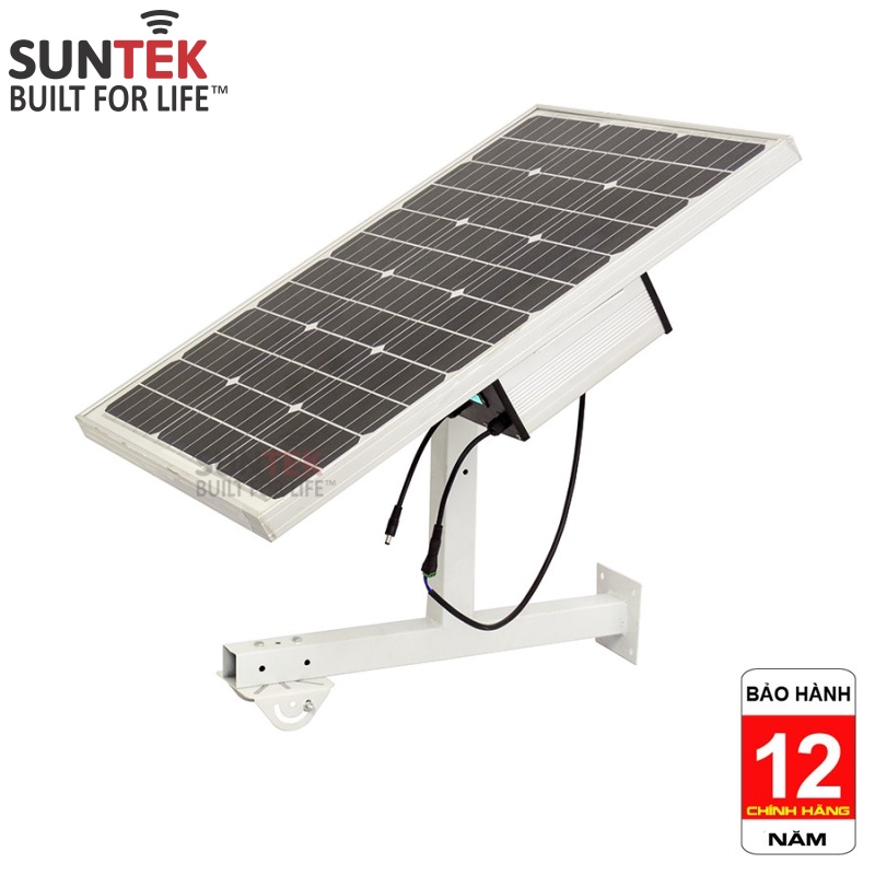 Bộ Acquy Lưu Điện SUNTEK Backup Power 12V/24AH Sạc Bằng Năng Lượng Mặt Trời cho Camera - Hàng Chính Hãng