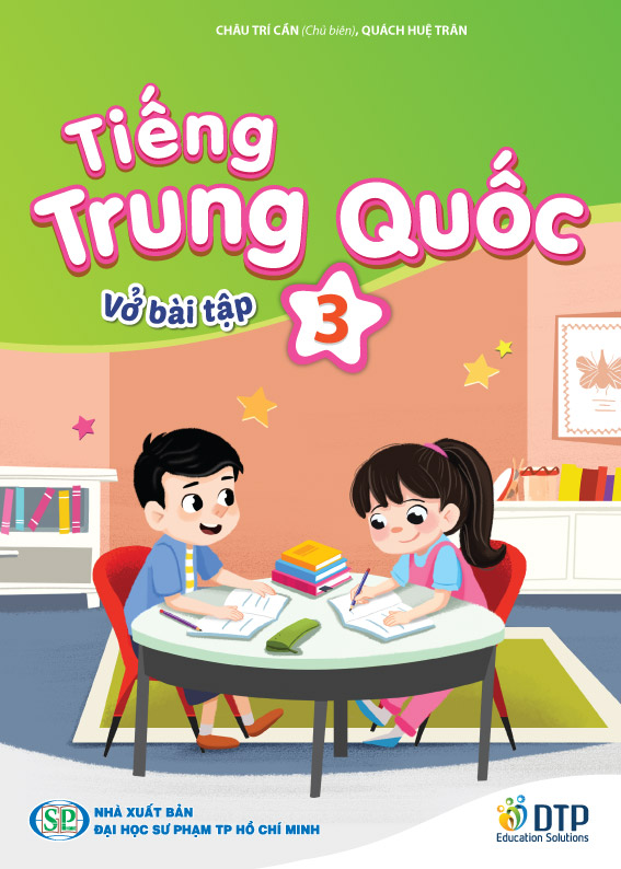 Sách - Dtpbooks - Combo tiếng Trung Quốc 3 (Sách bài học, sách bài học, vở tập viết)