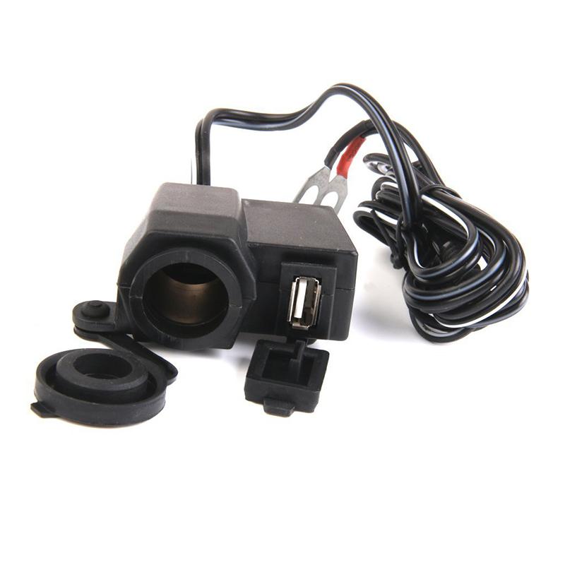 Tẩu Sạc Điện Thoại 12v 1a Chống Nước Cho Xe Hơi / Xe Máy