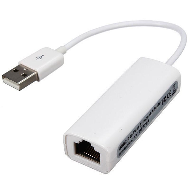 Dây cáp chuyển đổi cổng USB 2.0 sang RJ45 mạng LAN Ethernet cho laptop hãng táo