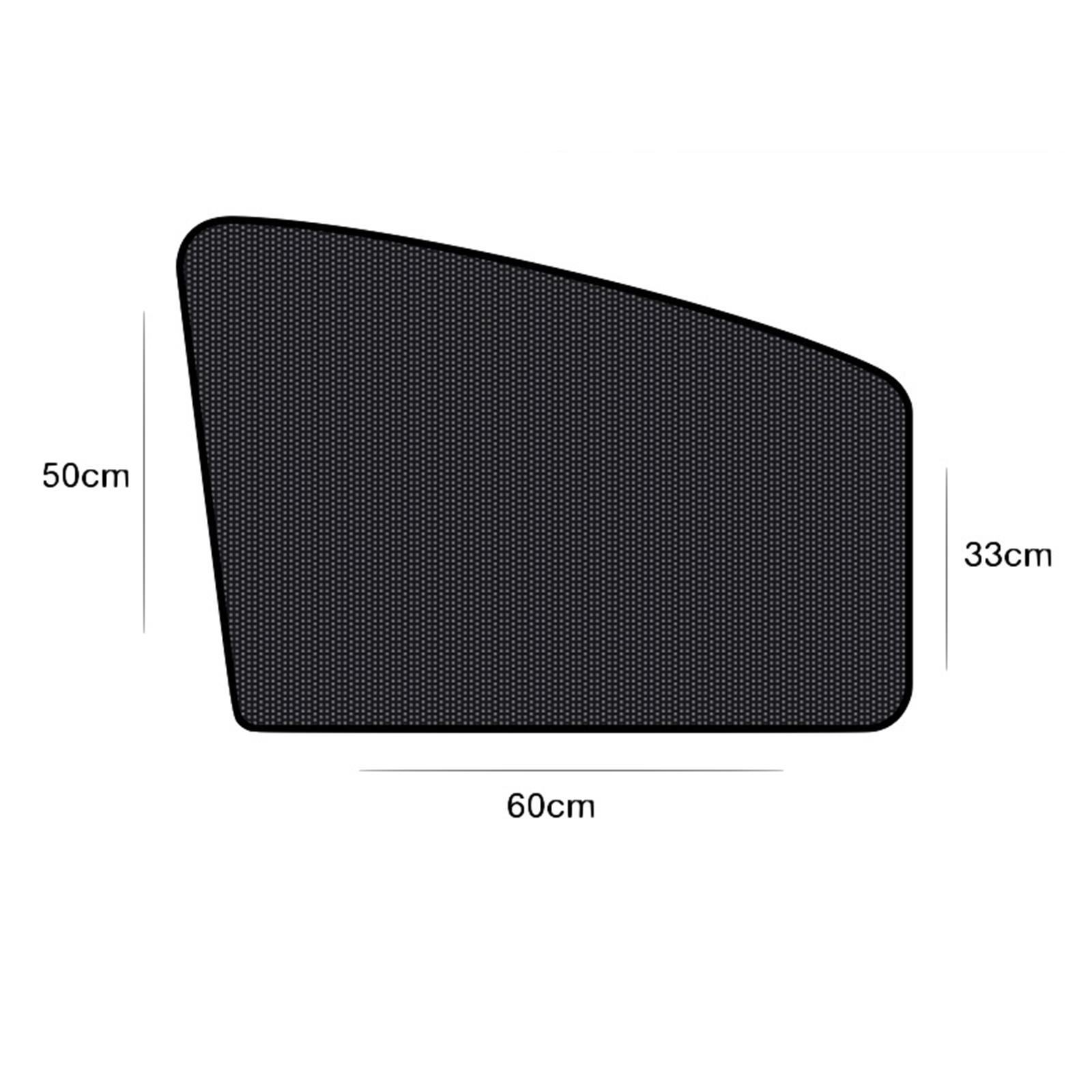 2X Car Side Window Sunshade Premium Retractable Front Thicker