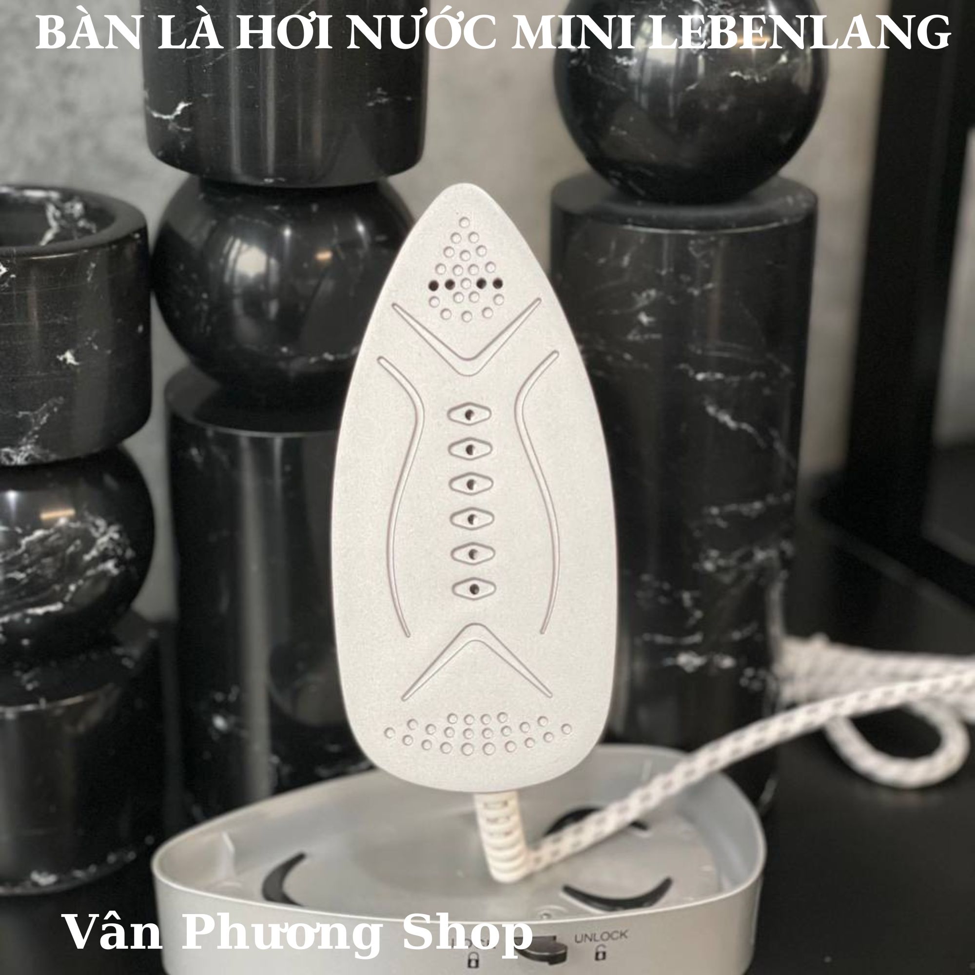 Bàn Là Hơi Nước Mini Du Lịch Lebenlang LBL66673 - Hàng Chính Hãng