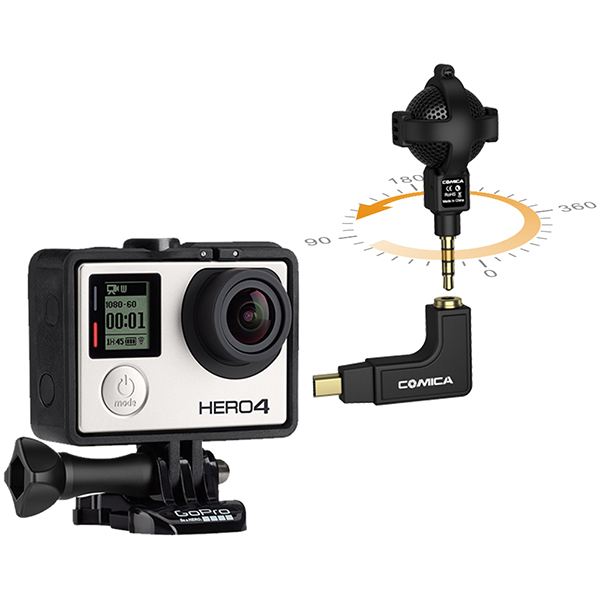 Micro Đa Hướng Cho Gopro Comica CVM-VG05 - Hàng Chính Hãng