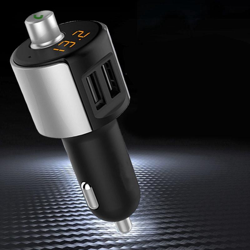 T56 Bộ rảnh tay Bluetooth Bộ chuyển đổi FM Bộ chuyển đổi MP3 Player Bộ sạc USB