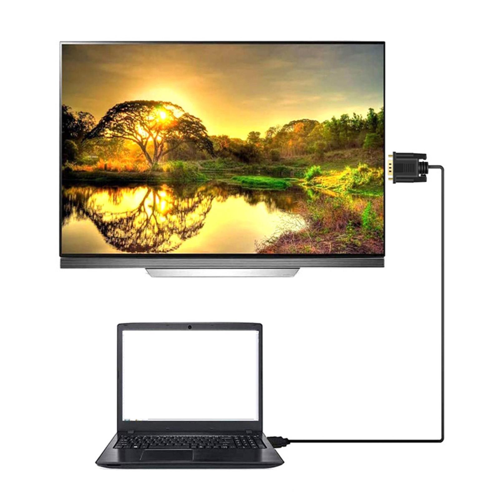 To VGA Cable Male to Male uni directional for Laptop PC Monitor