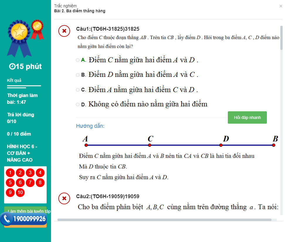 Khóa học HÌNH HỌC 6 - CƠ BẢN + NÂNG CAO thầy Quốc Sơn - 09 tháng