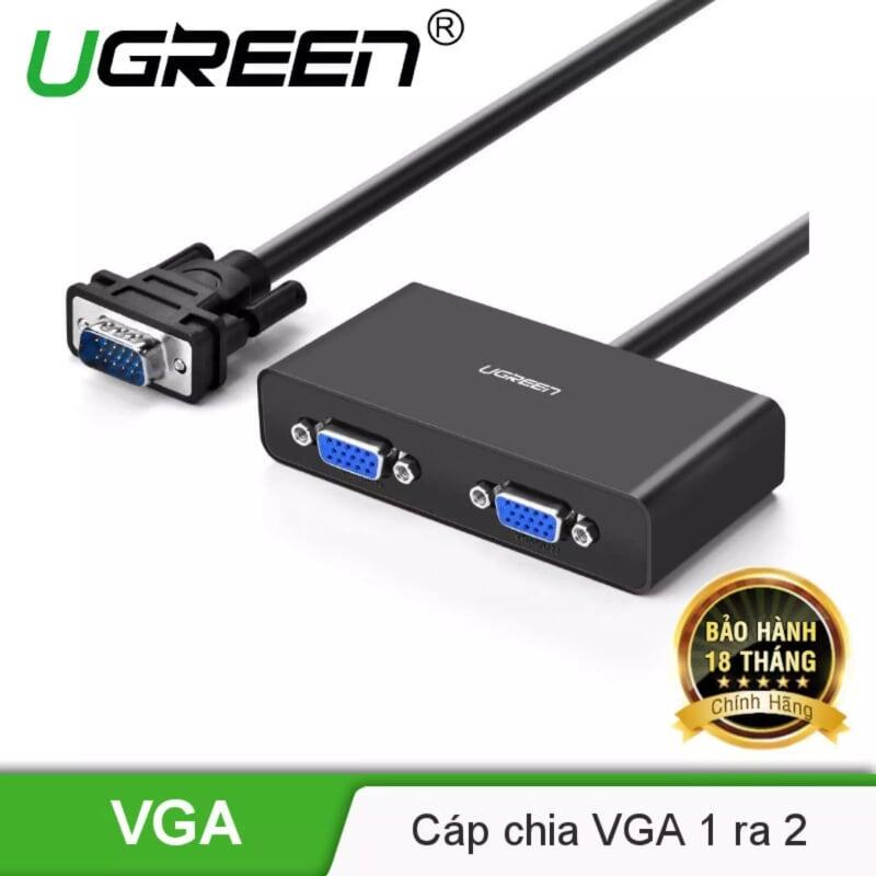 Ugreen UG4025440254TK 1M màu Đen Bộ chia 1 ra 2 màn hình cao cấp - HÀNG CHÍNH HÃNG