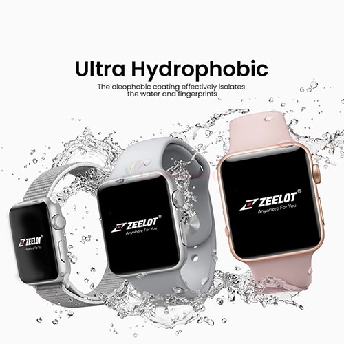 Dán màn hình cường lực chống va đập dành cho Zeelot Apple Watch 41/45mm - Hàng chính hãng