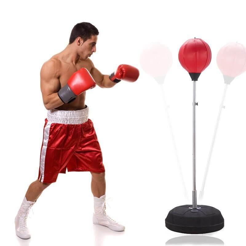 Trụ bóng tập phản xạ boxing tự đứng Hongwu