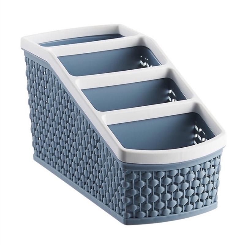 Khay kệ đựng bút , remot 4 ngăn tiện lợi