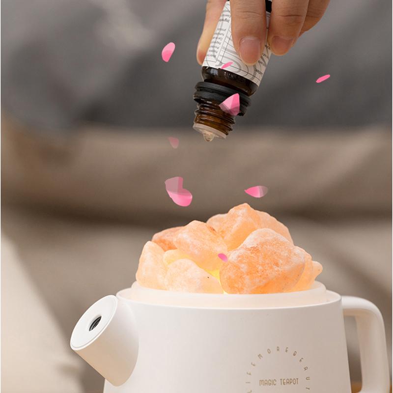 Pha Lê Aromatheraphy Máy Phun Sương Tạo Độ Ẩm USB Không Dây Tinh Máy Khuếch Tán Tinh Dầu Mini Không Humidificador Với Bầu Không Khí Đèn Cho Gia Đình