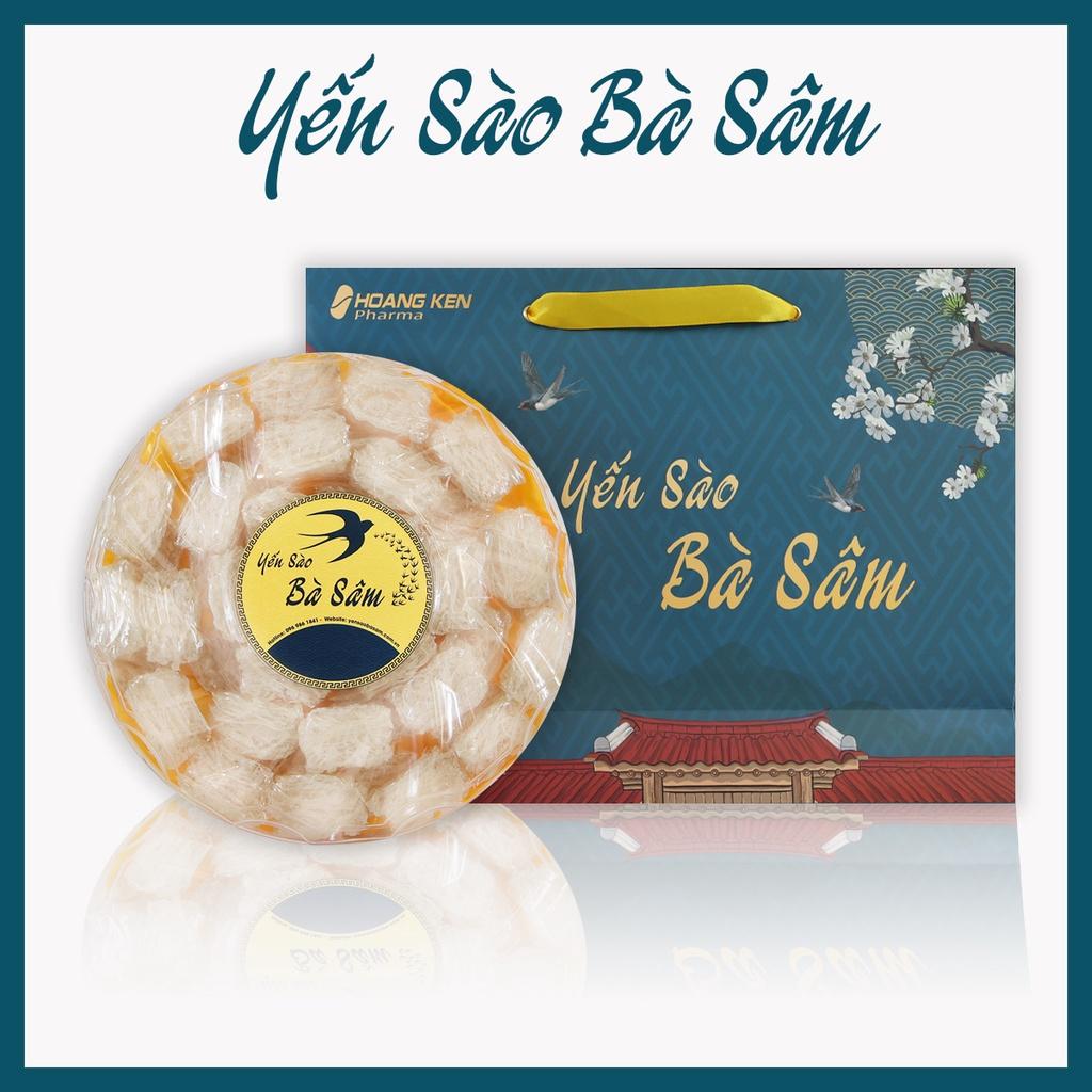 Yến sào Bà Sâm - Yến tinh chế miếng vuông Cao Cấp, 100% Nguyên Chất ( Hộp 50G/100G)