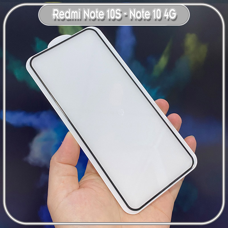 Kính cường lực Nillkin CP+ PRO cho Xiaomi Redmi Note 10S - Note 10 4G - FULL viền đen - Hàng nhập khẩu