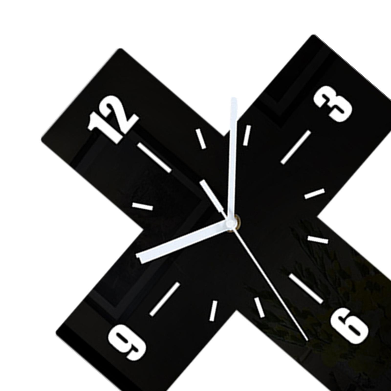 Modern Wall Clock, Decorative Clocks for Walls Decor Accessories Simple Acrylic Wall Clock Wall Hanging Clock for Bedroom Kitchen, Home Office