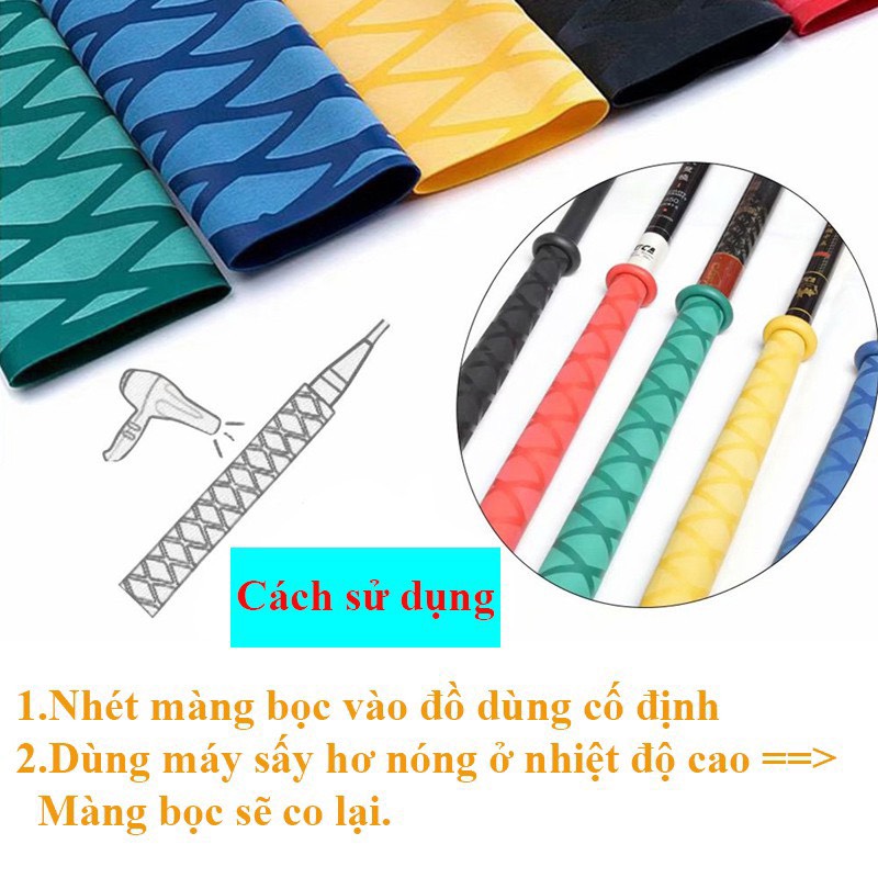 [Chất Lượng] Màng Co Nhiệt Bọc Cần Câu, Vợt Cầu Lông Cao Cấp