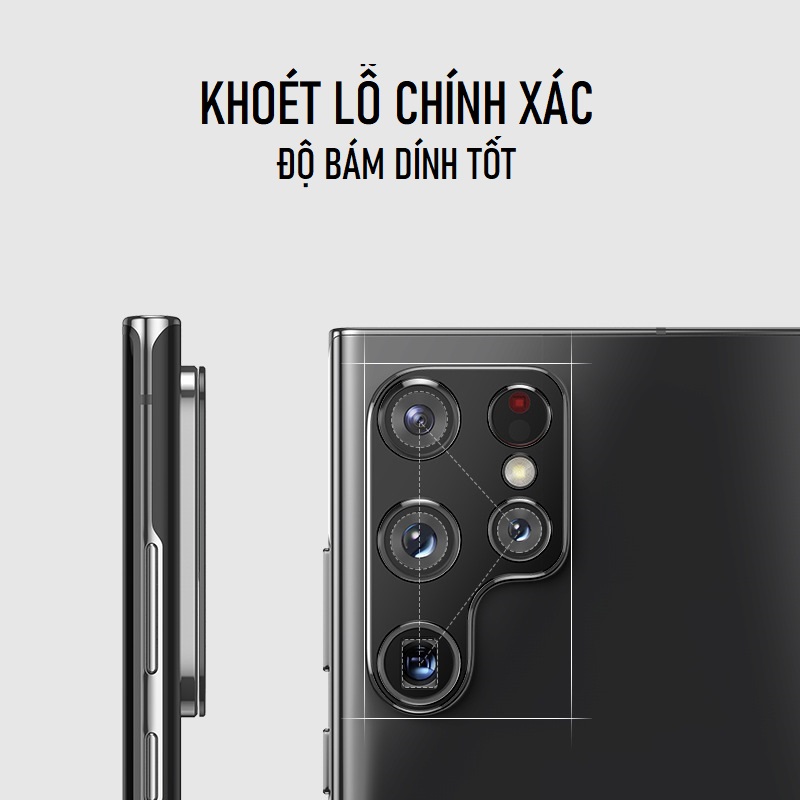 Miếng Dán Bảo Vệ Camera cho Samsung Galaxy S23/ S23 Plus/ S23 Ultra HỢP KIM NHÔM, Miếng dán camera Chống Trầy Xước Đẹp Sang Trọng