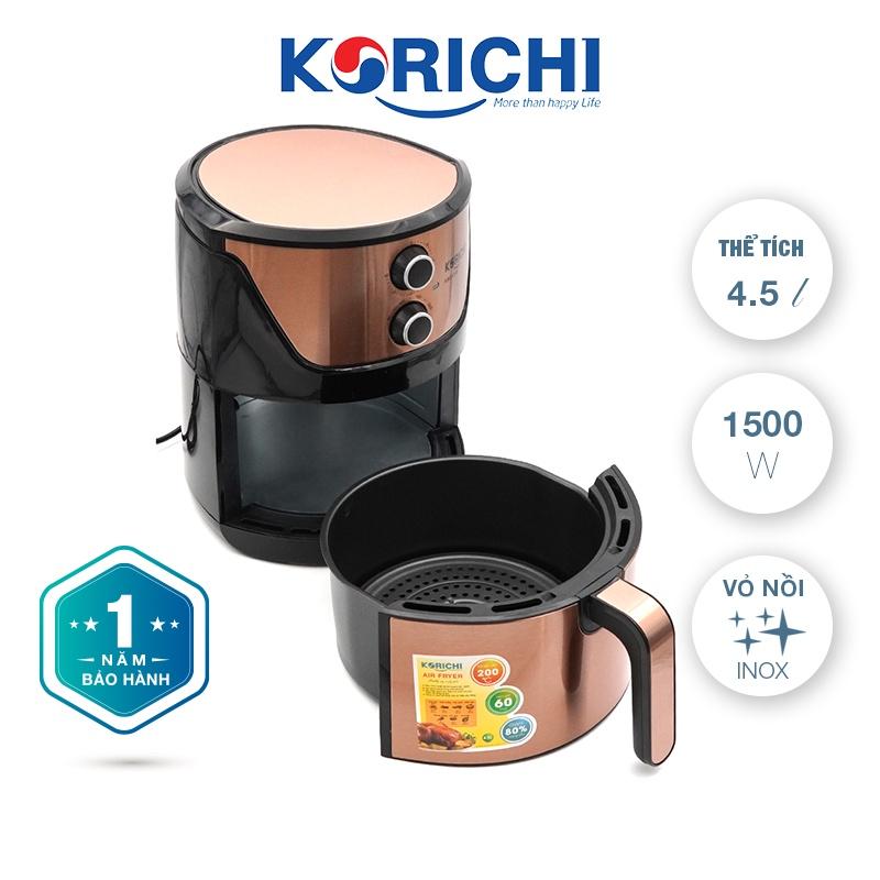 Nồi chiên không dầu Korichi - KRC-6145 - 4.5L 1400W - Hàng chính hãng