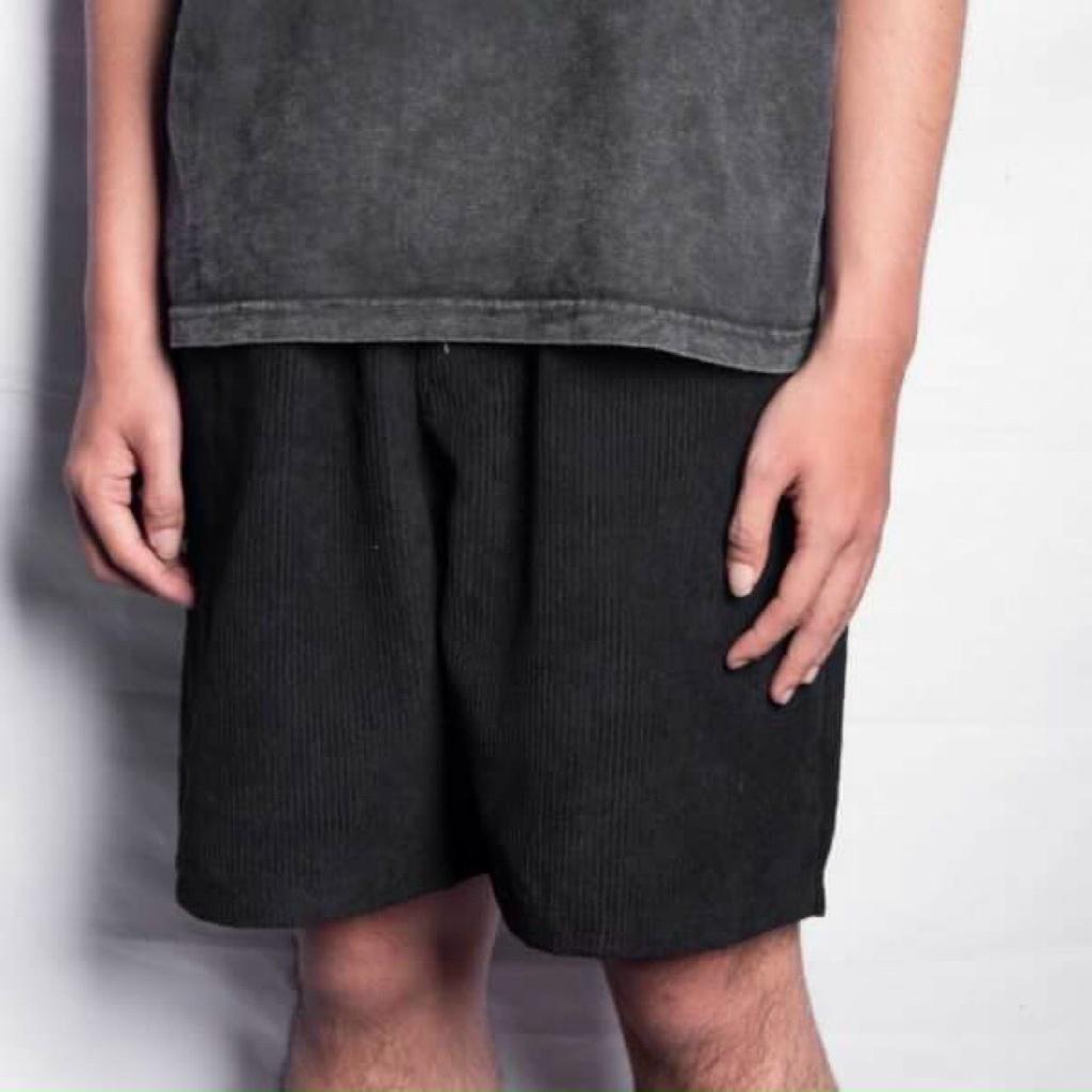 QUẦN SHORT NGỐ NHUNG TĂM NAM NỮ NHIỀU MÀU, QUẦN SHORT BASIC NHUNG GÂN UNISEX