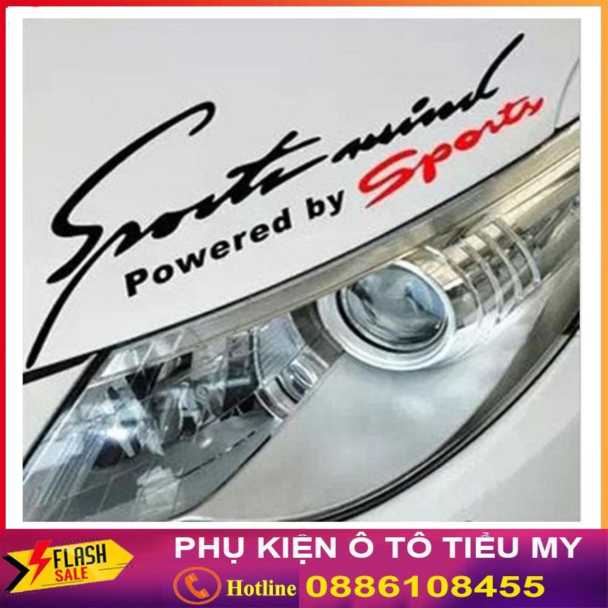Tem dán trang trí ô tô decal dán trang trí ô tô Sport, tem dán sườn xe tạo dáng xe thể thao hấp dẫn